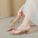 Summer Stylish Flip Flops Chic Kitten Heel Sandals plus Size Square Toe High Heels Stiletto Women's Shoes 2025 New Style_vogvips.com