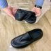 Euro Step 2025 Summer Men's Breathable Soft Surface Casual Business Leather Loafers Black Versatile Shoes Men Slip-On_vogvips.com