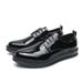 Large Size New Business Formal Fashion Men's Glossy Leather Trendy British Style Gentleman Shoes_vogvips.com