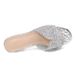 2025 Ladies Bohemian New Fashionable Rhinestone Slippers Korean Version Thick Soled High-heeled Women's Shoes_vogvips.com