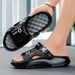 Summer Men's Massage Outdoor Sandals Beach Comfortable Indoor Slides Water Clogs Casual Shoes Men Women Home Slippers_vogvips.com