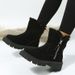 Autumn Winter New Fashion Large Size Women's Thick-Soled Snow With Side Zipper And Fleece Lining Round Toe Cotton Boots_vogvips.com