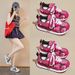 Forrest Gump Shoes Female Student Sports Mesh Breathable Casual Thick-soled Heightening Shoes_vogvips.com
