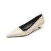 Not Tired Feet High Heels Women's Thin Heels French Commuter Work Shoes Light Mouth Single Shoes Women's Pointed Head_vogvips.com
