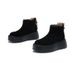 Japanese Style Minimalist Thick Soled Boots With Brown Suede And Thick Sole Design, Low-key, High-end, Comfortable And Versatile_vogvips.com