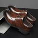Men's Slip-On Dress Shoes – Pointed Toe Business Casual Shoes (Embroidered & No Laces)_vogvips.com