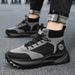 New Leather Spring Men's Shoes High-top Men's Heightening Tooling Martin Boots_vogvips.com