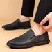 Suitable For All Seasons Top Layer Cowhide Summer New Casual Genuine Leather Breathable Single Sole Soft Surface Men's Shoes_vogvips.com