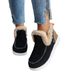 Thick Soled New Winter Women's In Large Size With Plush, Thickened Burrs, Warm Flat Bottom Cotton Shoes_vogvips.com