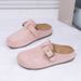 2026 New Shoes For Women, Soft Sole Non-Slip Closed-Toe Slippers, Korean Style Versatile Slip-On Flat Shoes_vogvips.com