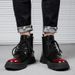 Large Size Martin Boots Men's High-top Men's Shoes, Casual Cotton Shoes_vogvips.com