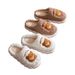 New Cartoon Bear Autumn Winter Versatile Thick-Soled Home Outdoor Warm Non-Slip Casual Cotton Slippers_vogvips.com