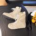 Women Boxing Boots 8Cm Height Increasing German Training Lace Trim Thick Sole Martin Fashion Versatile Boxing Boots Small Size_vogvips.com