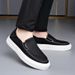 Fashion Designer New Net Thick Soled Man Canvas Shoes Spring Autumn Fashion Retro Slip-on Breathable Lightweight Outdoor Men's Sneakers_vogvips.com