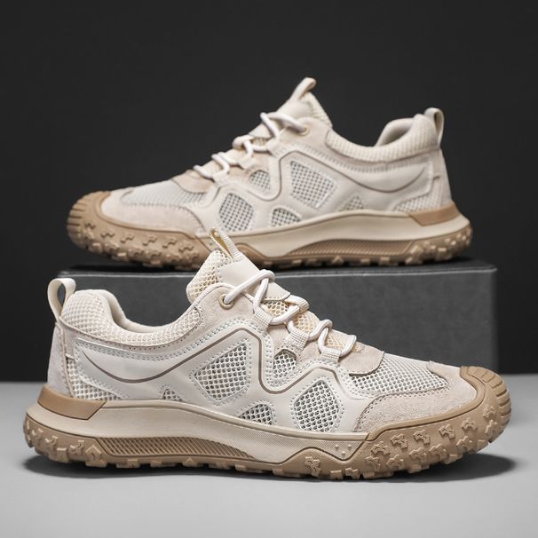 New Outdoor Casual Shoes Heightening Shoes Women's Air Cushion Hiking Shoes Hiking Shoes_vogvips.com