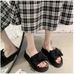 Women's Summer Outdoor Slippers, Trendy New Style With Bow, Thick-soled Platform Slide Sandals, Versatile Beach Sandals_vogvips.com