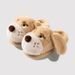 2025 Autumn Winter New Couple Puppy Cotton Women Non-Slip Indoor Cartoon Furry Men Home Slippers_vogvips.com
