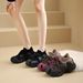 Women's Winter Cotton Sports With Thickened Warm Sole, Slip-On Sneakers, Dad Shoes For Running And Hiking_vogvips.com