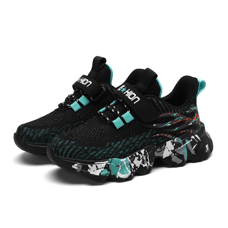Boys' Sports Shoes New 7-12 Breathable Children's Net Shoes CuHK Boys' Lightweight Running Shoes_vogvips.com