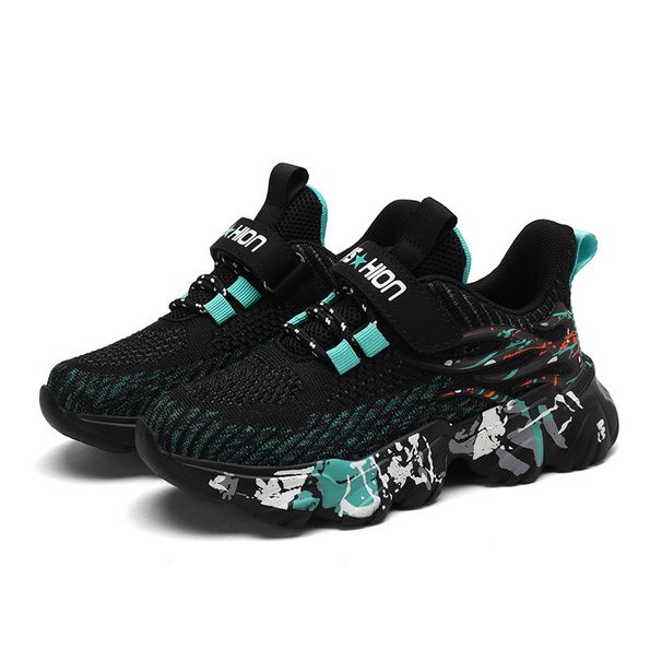 Boys' Sports Shoes New 7-12 Breathable Children's Net Shoes CuHK Boys' Lightweight Running Shoes_vogvips.com