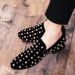 European Station Fashion Men's Shoes New Leather Casual Loafer Shoes Trendy Rivet Crystal Diamond Men's Shoes With Low Top Casual Shoes_vogvips.com