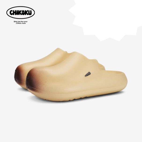 Half Toe Slippers EVA Thick Soled Height Enhancing Multi Purpose Outdoor Waterproof Home Chef Shoes_vogvips.com