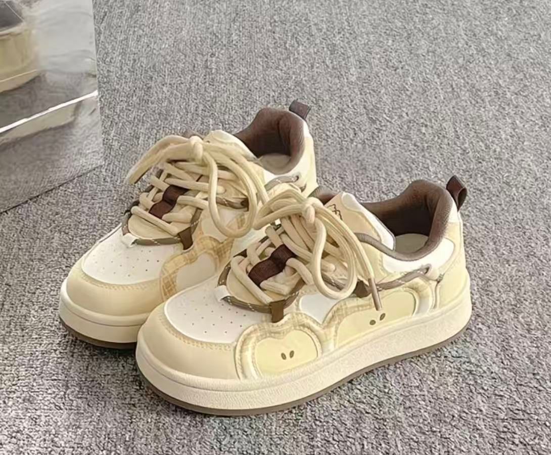 Women Casual Flat Shoes Soft Sole Breathable Sneakers For Vacation Sightseeing_vogvips.com