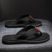 New Trendy Men's Flip Flops With Rubber Soles For Summer Beach Slippers, Oversized Sandals_vogvips.com