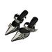 Niche Stylesense Of Design Baotou Half Slippers Women's Shoes Outwearnew Arrivalsummer High Heel French Silver Sandals_vogvips.com