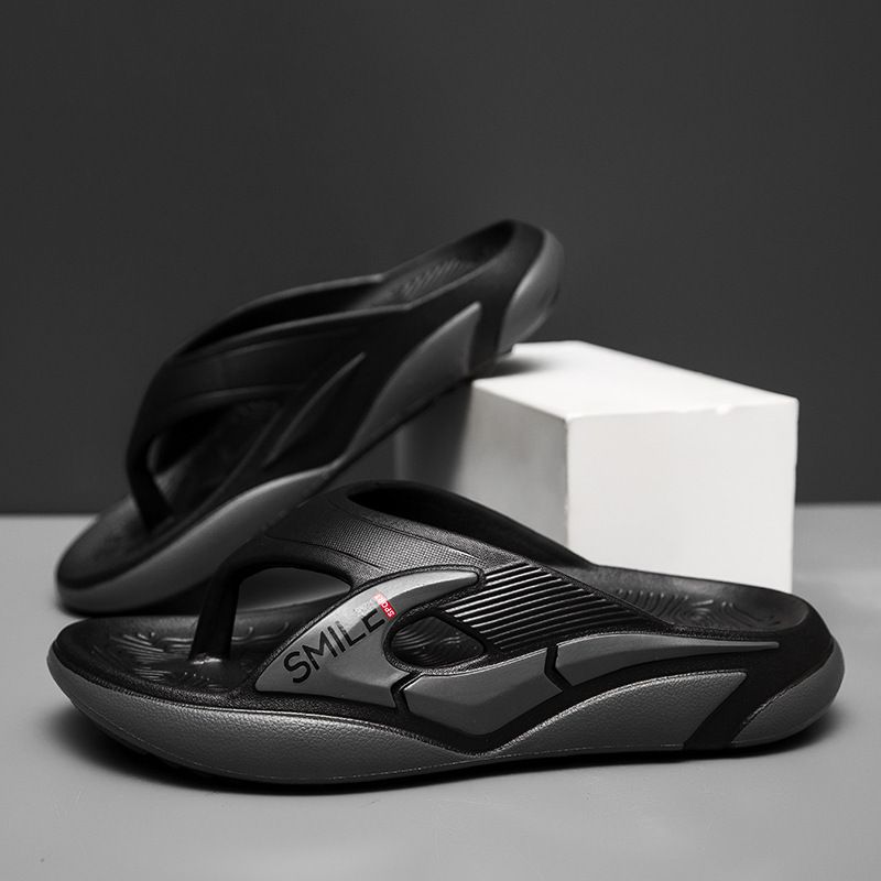 Men's Soft Soled Driving Flip Flops Summer Outdoor Casual Beach Shoes Thick Soled Walking on Clouds Feel_vogvips.com