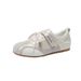 German Training 2026 Spring New Model Ladies' Velcro Lace-up Soft Sole Fashion Casual Shoes Versatile Women's Flats_vogvips.com
