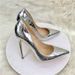 Size33-46 Women's Shoes Silver Snakeskin Pattern Celebrity High Heels 12CM Pointed Stiletto Shallow Mouth Single Shoes Women's Shoes_vogvips.com