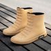 Unisex Waterproof Rain Boots For Adults, Short-cuff, Stylish And Versatile, With Korean-inspired Anti-slip Design For Fashion Students_vogvips.com