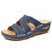 New Flat Women's Slippers Big Size One Word Fish Mouth Pop Slippers_vogvips.com