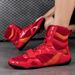 New Boxing Shoes Men's Fighting Training Shoes Wrestling Shoes Men's And Women's Boxing Match Shoes_vogvips.com