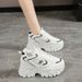 Dad Women's 2024 New Spring All-match Thick-soled Height-enhancing Mesh Sports Casual Shoes_vogvips.com