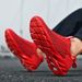 Autumn Couple Sports Trendy Flyknit Fish Scale Mesh Running Breathable Large Size Men's Shoes_vogvips.com