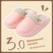 Slippers For Women In Winter Thick Bottom Cute Indoor Home Household Non Slip Plush Warm Couple Cotton Slippers For Men In Autumn And Winter_vogvips.com