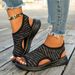 Dress Low Heel Wedges Shoes For With Arch Support Comfortable Women Flip Sandals Woman Luxury_vogvips.com