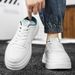 Casual Men's Summer, Breathable And Lightweight, Sporty Casual Slip-on Flat Shoes, Thick-soled Height-increasing Trendy_vogvips.com