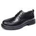 2025 Spring New Wear Resistant Business Casual Comfortable Breathable Thick Bottom Premium Dress Men's Leather Shoes_vogvips.com