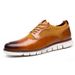 Men's Flying Woven Spring And Summer Casual Shoes Lightweight Eva Soles PU Splicing Comfortable Leather Shoes For Men_vogvips.com