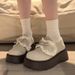 High-heel Mary Jane Shoes For Women, 26 Spring New Style, Fashionable And Retro Single Shoes_vogvips.com