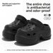Women's Clog 2026 New Summer Fashion Outdoor Non-Slip Height-Increasing Casual Thick-Soled Closed-Toe Sandals_vogvips.com