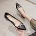 Women's Shoes Mid Heel Versatile Rhinestone Pumps Lady Formal Shoes For Wedding & Party Shoes Pearl & Rhinestone Butterfly Decor_vogvips.com