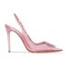 Female Fashion Rhinestone Flash Piece Temperament Beautiful Wedding Shoes Female Pointed Heels After Empty Sandals_vogvips.com