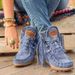 Women's plus Size Tassel Ankle Boots Winter Western Cowboy Style Design Available_vogvips.com
