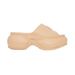 Summer New Thick-Soled Women's Slippers For Outdoor Wear, Black Cross Flower High Heel Platform 9CM Height Increasing_vogvips.com