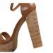 Women's Elegant Strappy Open-Toe High Heel Sandals With Chunky Heel & Platform Black Brown White Sizes 34-40 Super High Heel Waterproof Platform Shoes_vogvips.com