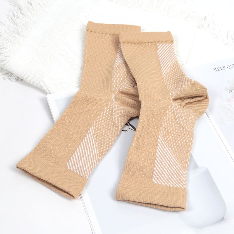 Alleviation Ankle Joint Support Unisex Pressure Fashionable Sports Sweat Absorbing Breathable Compression Socks 1 Pair_vogvips.com